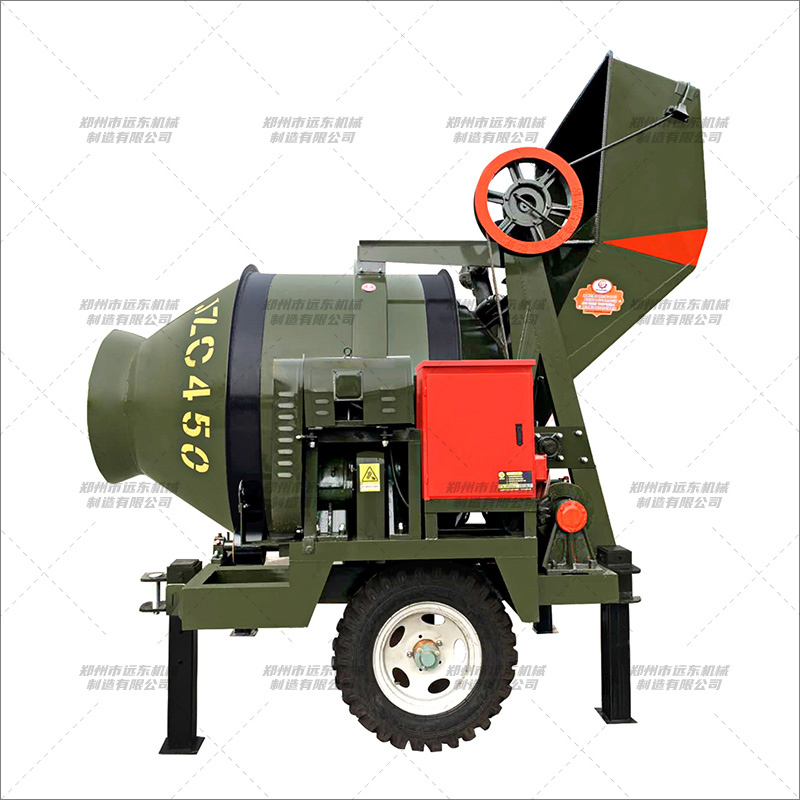 JZC350型中齒圈滾筒攪拌機(圖2) JZC350型中齒圈滾筒攪拌機(圖2)